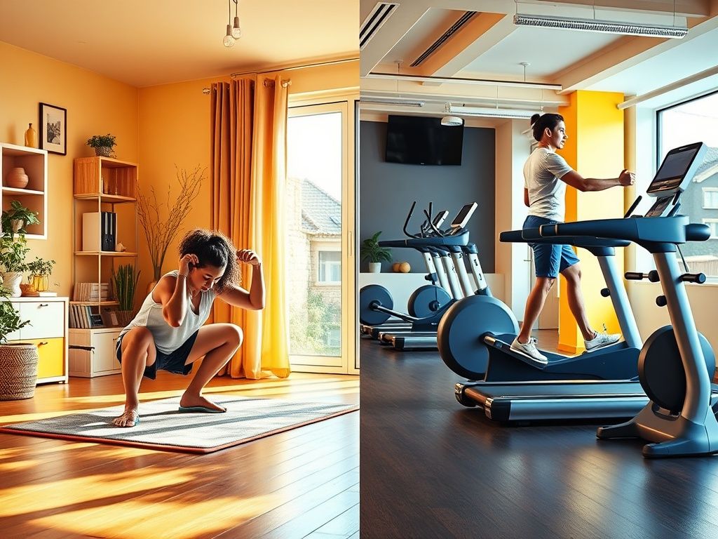 هل التمارين المنزلية أم النادي الرياضي أفضل للمبتدئين في اللياقة؟